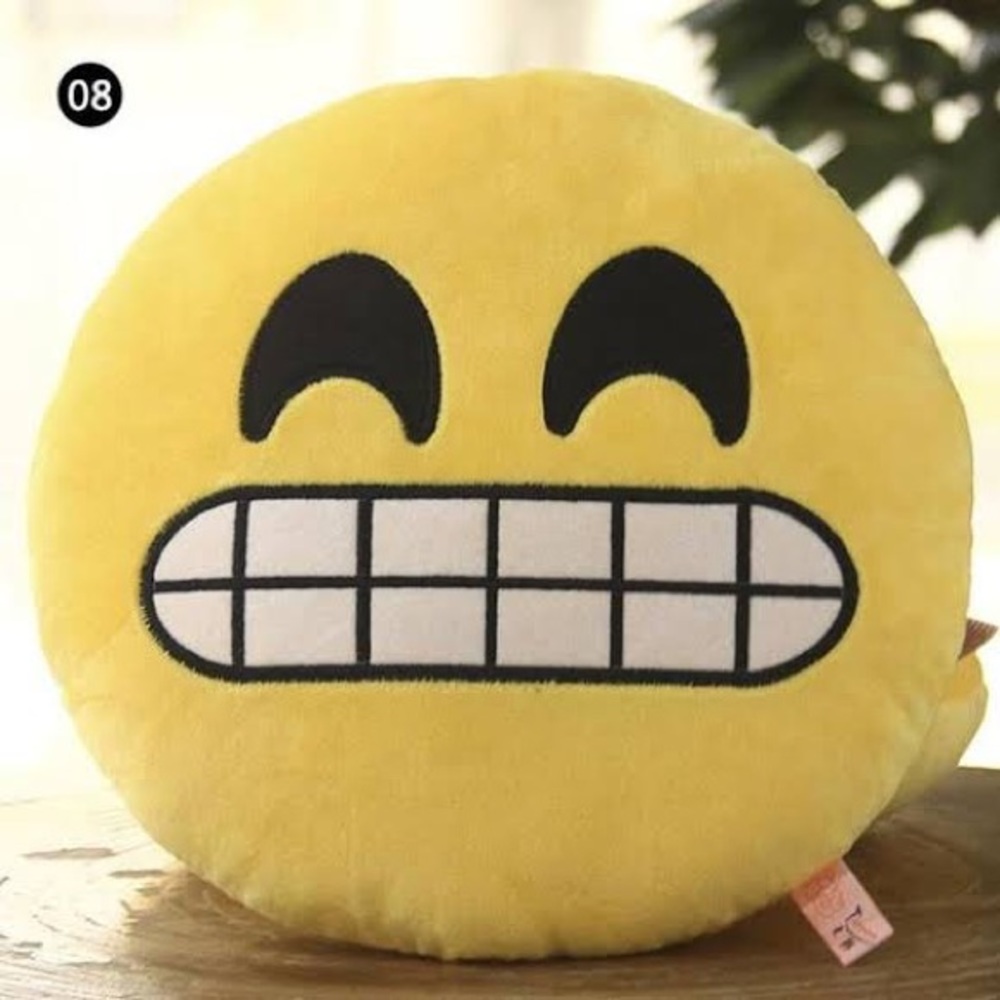 Urban Outfitters Nervous Emoji Pillow
